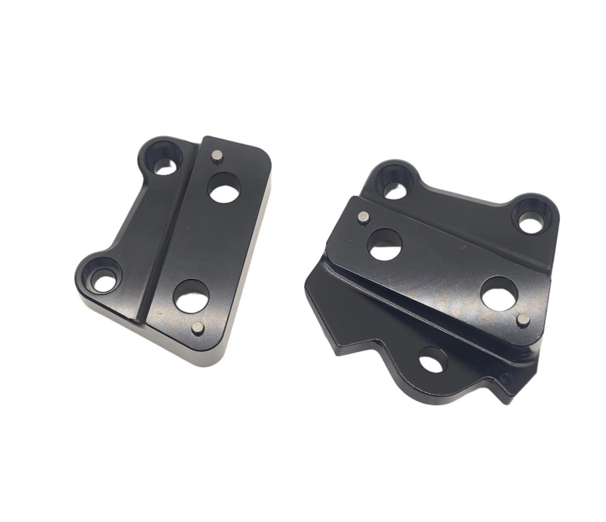 Talaria XXX Metal Foot Peg Brackets | CNC Upgrade Mounts (Black & Chrome)