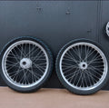 Talaria XXX / MX4, MX3, Sting - Supermoto Wheelset (Thick/Wide) - Chrome Silver
